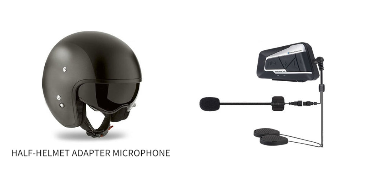 Intercomunicador Bluetooth para Casco de Moto — 1200M, Impermeable