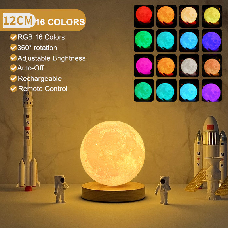 Lámpara luna 3D como regalo — caja de presentación incluida
