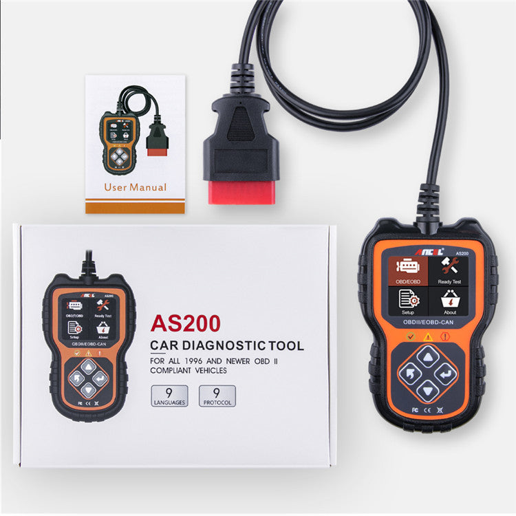 Escáner OBD2 Ancel AS200 — Diagnóstico Profesional para tu Coche