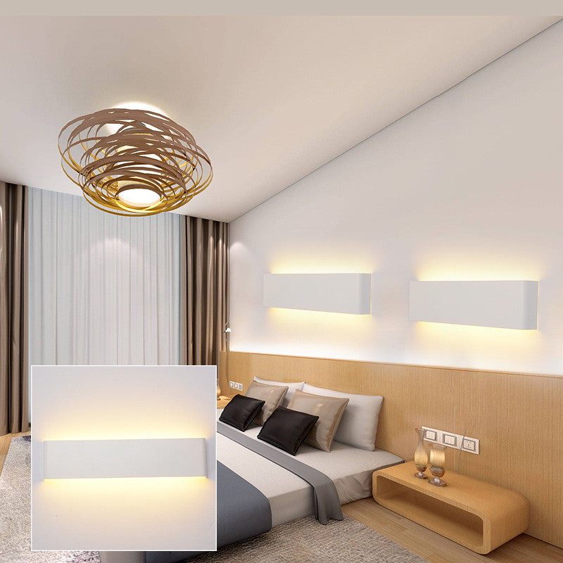 Aplique LED para Espejo de Baño 36cm — Luz Cálida o Fría, Carcasa Negro o Blanco