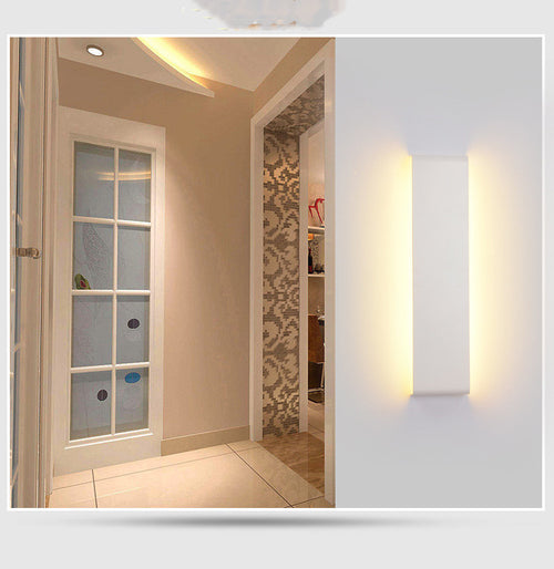 Aplique LED para Espejo de Baño 36cm — Luz Cálida o Fría, Carcasa Negro o Blanco