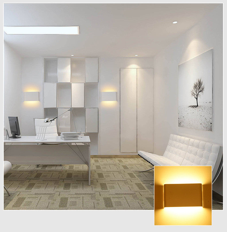 Aplique LED para Espejo de Baño 36cm — Luz Cálida o Fría, Carcasa Negro o Blanco