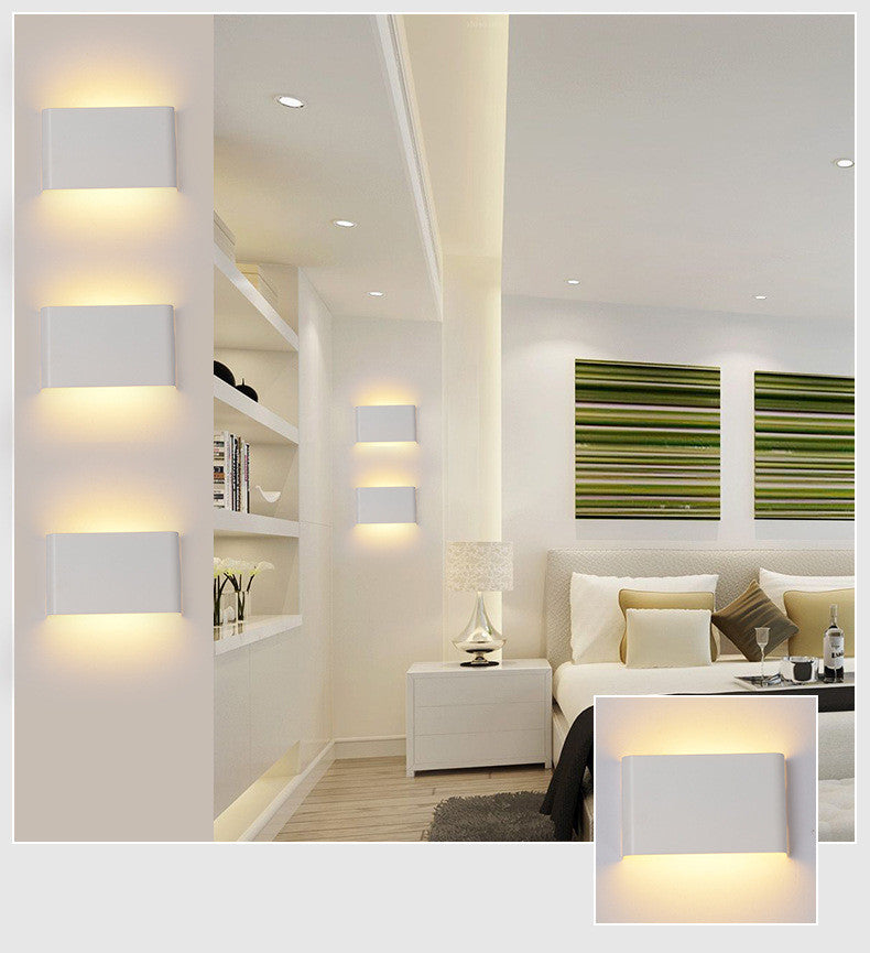 Aplique LED para Espejo de Baño 36cm — Luz Cálida o Fría, Carcasa Negro o Blanco