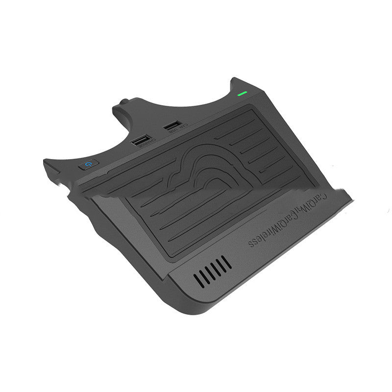 Cargador Inalámbrico Qi para Coche 10W — Soporte y Carga Rápida