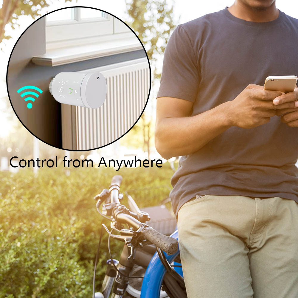 Termostato Inteligente para Radiador con Control WiFi — Ahorro Energético