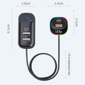 Cargador de Coche USB-C Carga Rápida Multifunción — Compacto y Potente