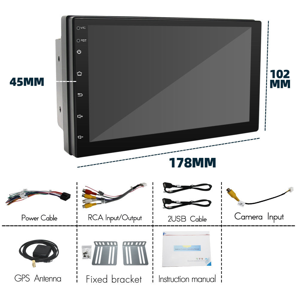 Ordenador de Coche CarPlay Android — GPS, Radio y Reproductor HD