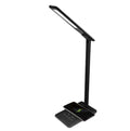 Lámpara de escritorio LED Advanced White con puerto USB y carga inalámbrica Qi
