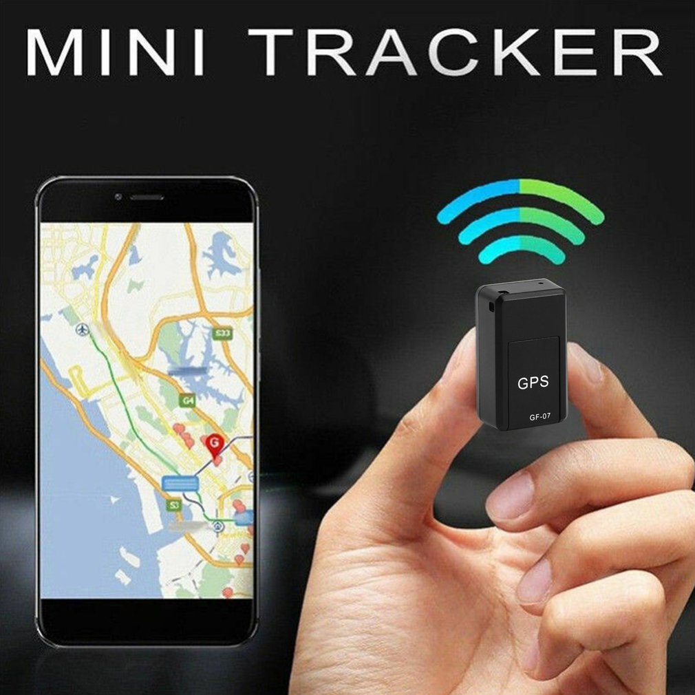 Mini localizador GPS magnético negro — SmartHome Pro
