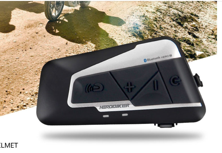 Intercomunicador Bluetooth para Casco de Moto — 1200M, Impermeable