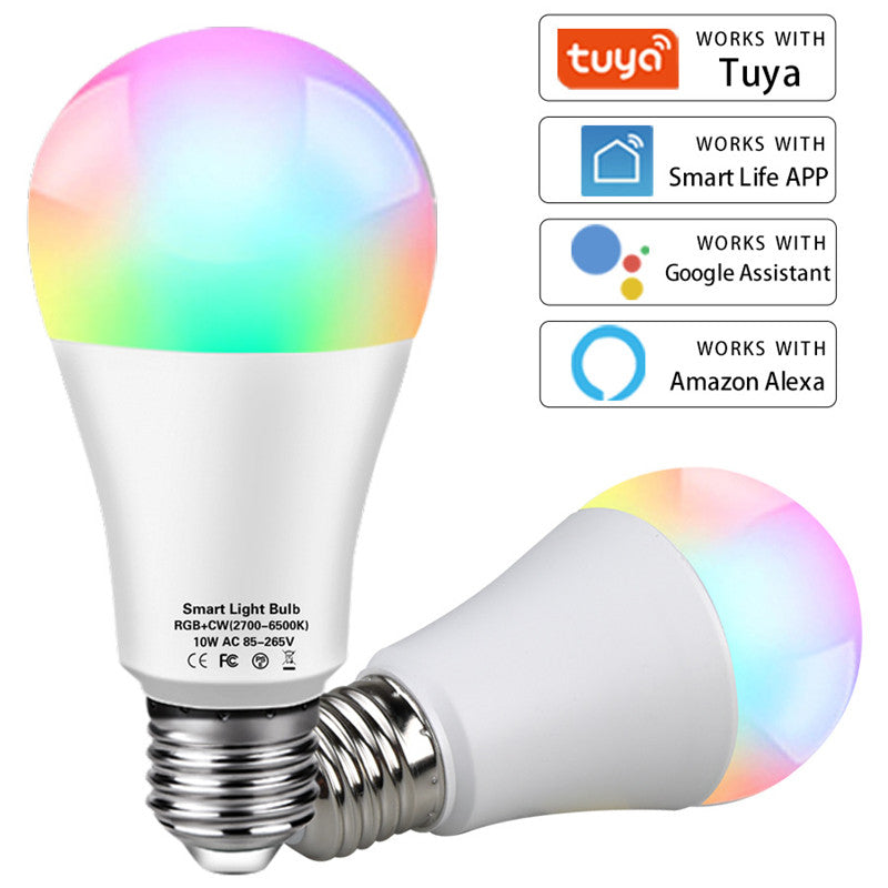 Bombilla Inteligente WiFi RGB E27 — Compatible con Alexa y Google Home