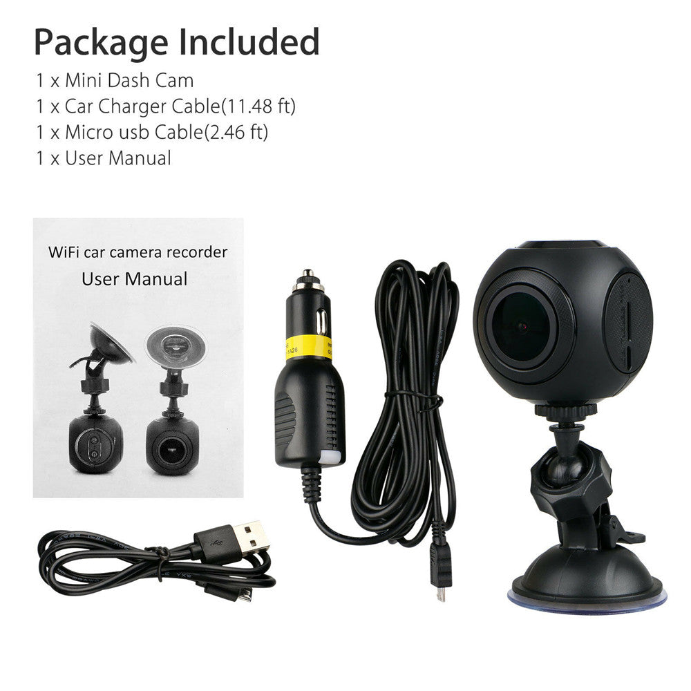 Cámara Dashcam WiFi para Coche — FHD 1080P, GPS y Visión Nocturna