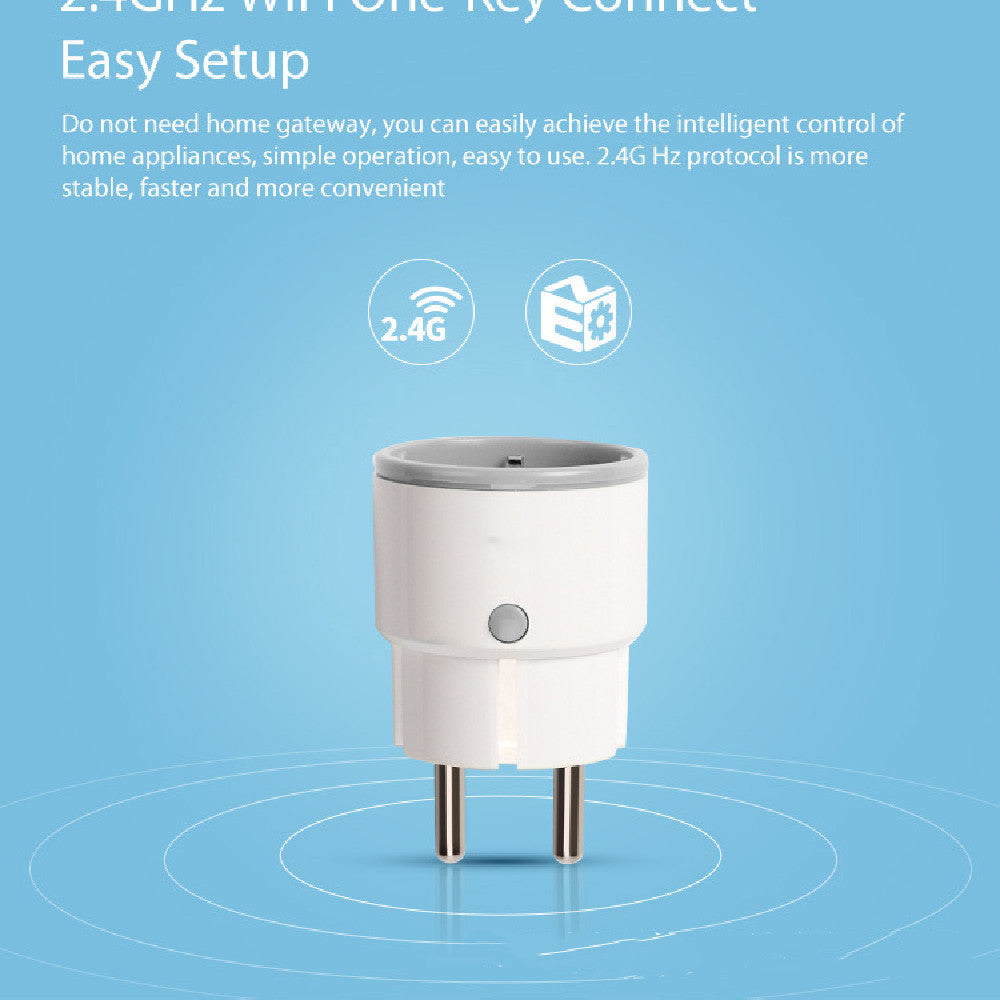 Enchufe Inteligente WiFi EU — Compatible con Alexa y Google Home