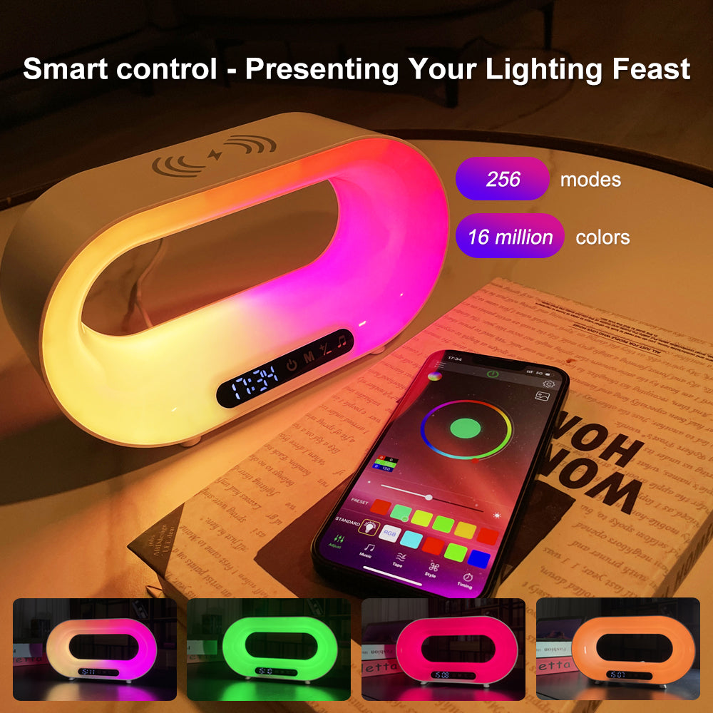 Lámpara LED 256 modos iluminación control app Bluetooth — SmartHome Pro
