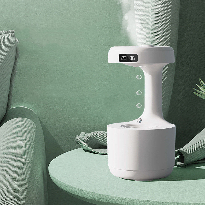 Humidificador difusor de aromas con luz ambiental LED — dormitorio
