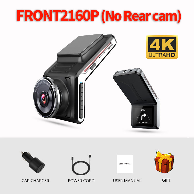 Cámara Dashcam 2K Doble Lente para Coche — Delantera y Trasera WiFi