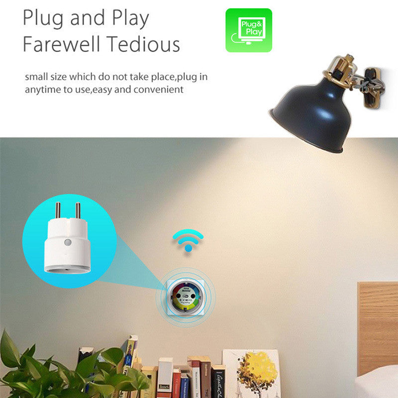 Enchufe Inteligente WiFi EU — Compatible con Alexa y Google Home