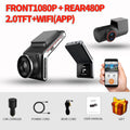 Cámara Dashcam 2K Doble Lente para Coche — Delantera y Trasera WiFi
